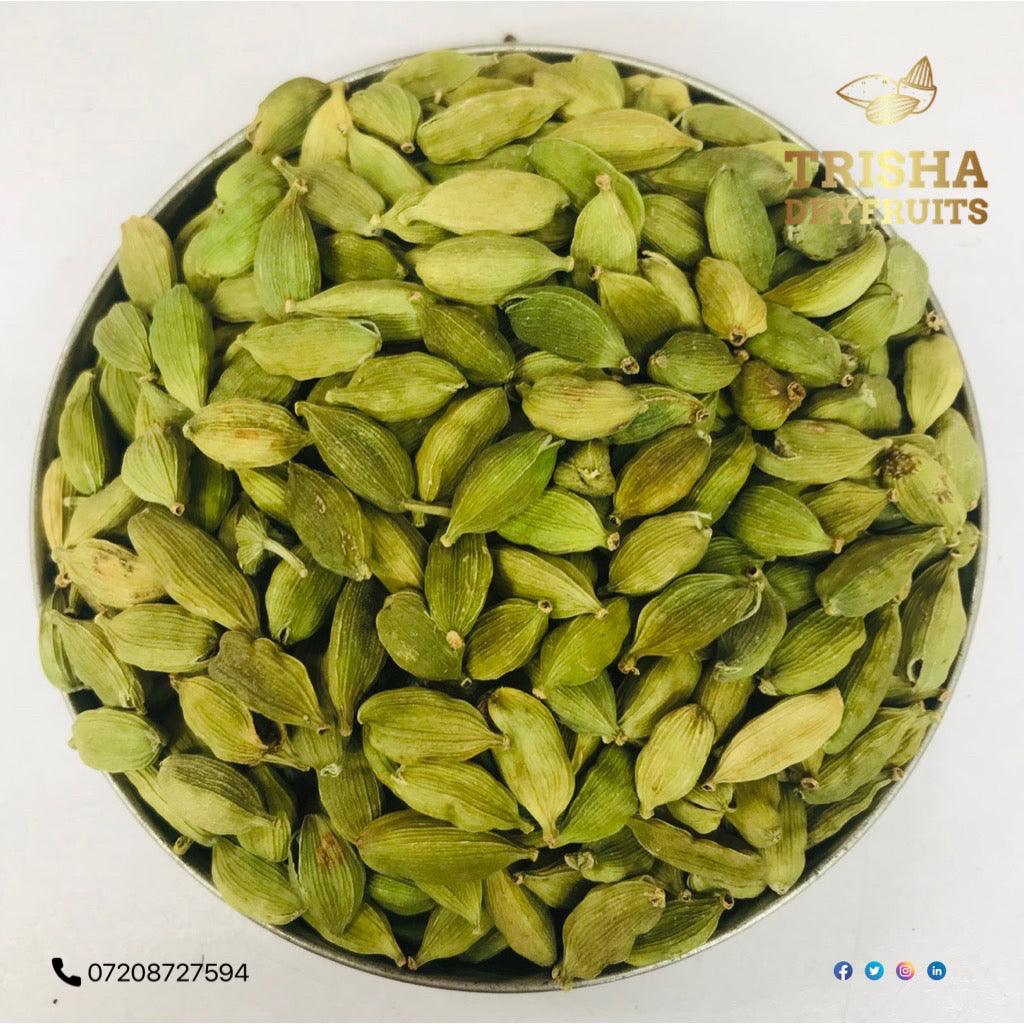 GREEN ELAICHI SMALL - CARDAMOM - TRISHA DRYFRUITS™
